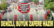 Büyükşehir, Denizli’yi bayraklar ile donattı