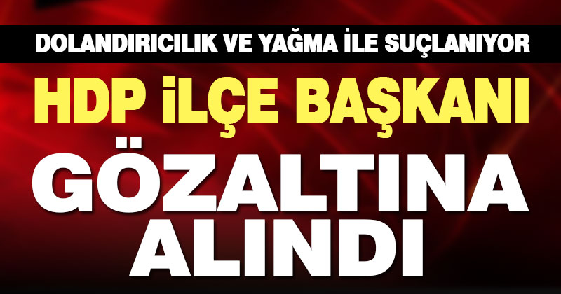 HDP Çivril İlçe Başkanı gözaltına alındı