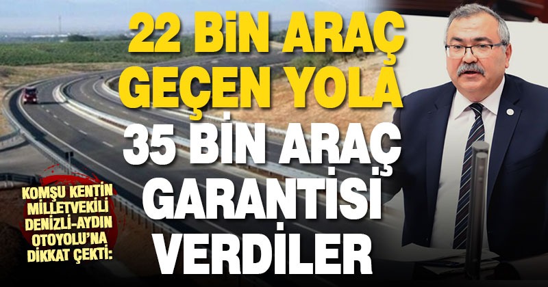 CHP Milletvekili Bülbül: 35 bin araç garantisi verilen yoldan 22 bin araç geçiyor