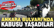 Akhan’da kontrolden çıkan cip karşı şeride geçti, 4 kişi yaralandı