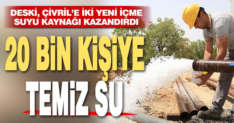 Çivril’e 20 bin kişiye yetecek iki yeni su kaynağı kazandırıldı