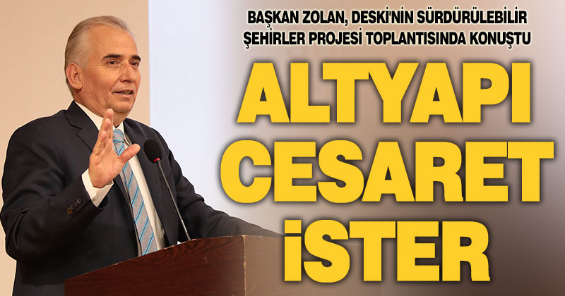 Büyükşehir DESKİ’den Sürdürülebilir Şehirler Projesi