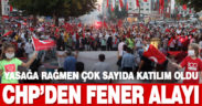 CHP’den yasağa rağmen fener alayı