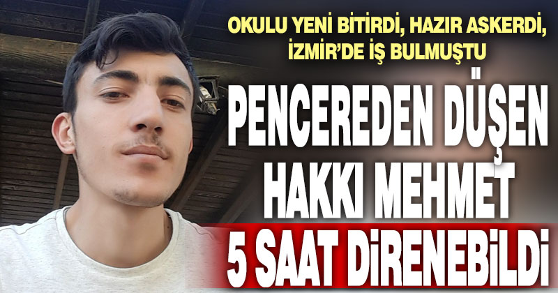 Hayat kurma planları yapan 24 yaşındaki genç 3’ncü kattan düşerek hayatını kaybetti