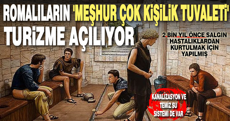 Tripolis’te 40 kişilik umumi tuvalet ve kanalizasyon sistemi bulundu
