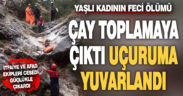 Çay toplamaya çıktı, uçuruma yuvarlanarak hayatını kaybetti