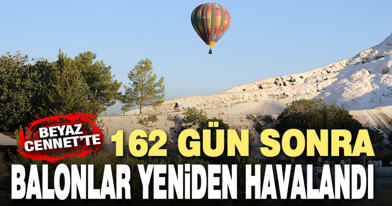 Balonlar “beyaz cennetin” üzerinde 162 gün sonra yeniden uçmaya başladı