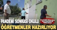 Kale’de öğretmenler daha temiz bir eğitim için okullarını boyadı