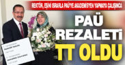 PAÜ rektörün skandalı nedeniyle Twitter’de TT oldu
