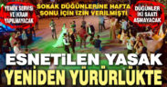 Hıfzıssıhha Meclisi’nden sokak düğünlerine yasak