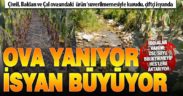 Çivril, Çal ve Baklan ovalarındaki su krizi çiftçiyi isyan ettirdi