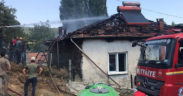 Tek katlı ev kül oldu
