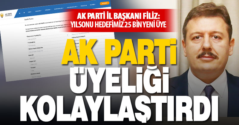 AK Parti’den pandemiye uygun üye çalışması