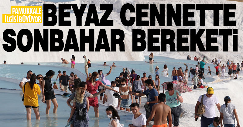 Pamukkale’de sonbahar bereketi
