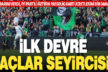 İlk devrede lig maçları seyircisiz oynanacak