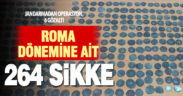 Karahayıt’ta 264 sikke ele geçirildi