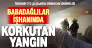Babadağlılar İşhanı’ndaki yangın büyümeden söndürüldü