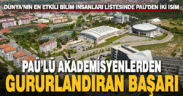 PAÜ’lü akademisyenlerden gururlandıran başarı