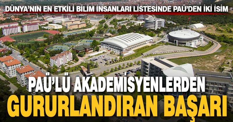 PAÜ’lü akademisyenlerden gururlandıran başarı