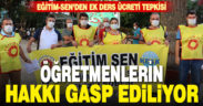 Eğitim-Sen öğretmenlerin ek ders ücretlerinin kesilmesini kınadı
