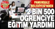 Pamukkale Belediyesi’nin eğitim yardımı için başvurular başladı