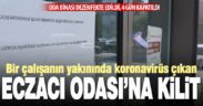 Bir personelin yakınında kovit-19 tespit edilen Denizli Eczacı Odası önlem için kapatıldı