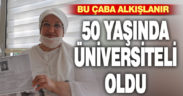 Sarayköy Belediyesi’nin kursunda hazırlandı, 50 yaşında üniversiteli oldu