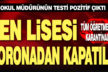 Babadağ Ahmet Nazif Zorlu Fen Lisesi koronavirüs nedeniyle kapatıldı, tüm öğretmenler karantinada