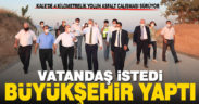 Kale’de asfalt çalışmaları devam ediyor