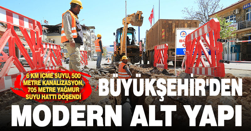Büyükşehir’den Bekilli’ye modern altyapı