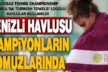 Denizli havlusu şampiyonların omuzlarında