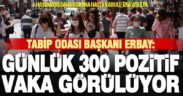 Tabip Odası Başkanı Erbay: Denizli’de günlük 300 pozitif vaka görülüyor