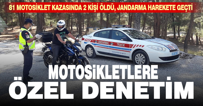 12 motosiklet trafikten men edildi: Jandarma’dan motosikletlere özel denetim