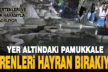 Pamukkale’nin yer altındaki benzeri Kaklık Mağarası, travertenleri ve mistik havasıyla ilgi görüyor