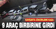 Deliktaş Köprülü Kavşağı’nda kaza