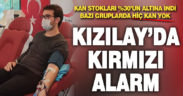 Kızılay’da kırmızı alarm, stoklarda ciddi azalma