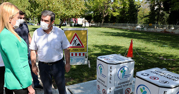 ‘Yeraltı çöp konteyneri’ uygulaması başladı