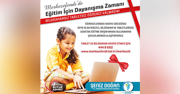 Merkezefendi’de eğitim için dayanışma zamanı