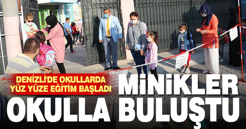Okullarda yüz yüze eğitim başladı
