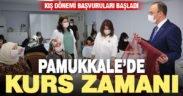 Pamukkale’de kurs zamanı