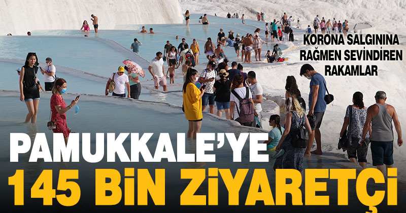Pamukkale’yi ağustosta 145 bin kişi ziyaret etti