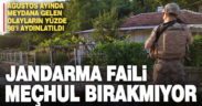 Jandarma faili meçhul bırakmıyor