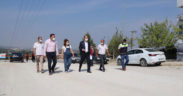 Pınarkent’in yolları parke taşıyla işleniyor