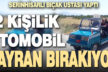 Serinhisarlı bıçak ustasının ürettiği üstü açık iki kişilik otomobil ilgi görüyor
