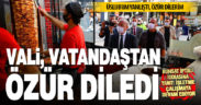 Denizli Valisinden vatandaşa üslup özrü