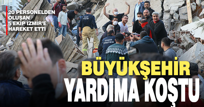 Büyükşehir, İzmir’in yaralarına koştu
