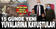 Evleri yangında kül olan ailenin imdadına Başkan Zolan yetişti