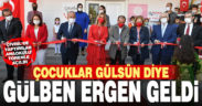 Gülben Ergen okul açılışı için geldi