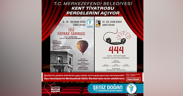 Merkezefendi Kent Tiyatrosu, tiyatro severlerle buluşuyor