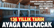 Tarihi Belenardıç Camisi’ni Pamukkale Belediyesi restore edecek